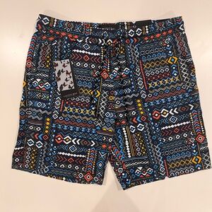 Graphic Print Jogger Shorts